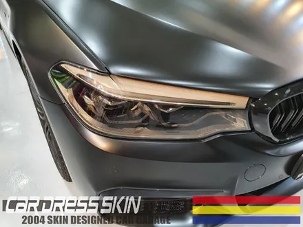 BMW G30 사틴블랙 랩핑 + 라이트필름 인천 자동차래핑 / 인천 서구