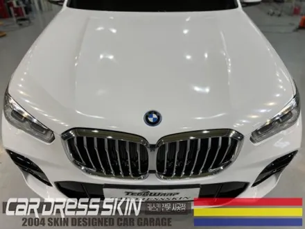BMW X5 순정 화이트와 가장 비슷한 유광화이트 전체랩핑 / 인천 서구