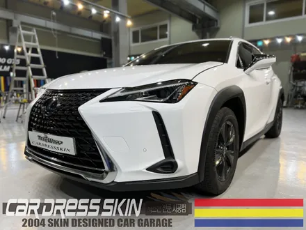 중고차 화이트랩핑 렉서스 UX250h Gloss White 랩핑 / 인천 서구