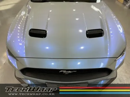 포드 머스탱 쿠페 컨버터블라인.st 캔디블루카멜레온 \'애저마야블루\' 전체랩핑 / 인천 서구
