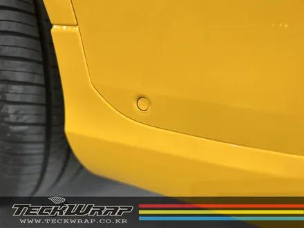 벤츠 GLC63AMG \'BRABUS\' 썬플라워옐로우 전체랩핑 + 크롬딜리트 인천랩핑 카드레스스킨 / 인천 서구