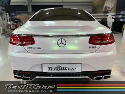 벤츠 S63AMG 오로라화이트(핑크카멜레온) 인천 벤츠랩핑 / 인천 서구