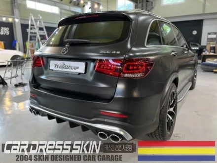 인천 벤츠 랩핑 GLC43AMG 무광(사틴)블랙 전체랩핑 / 인천 서구