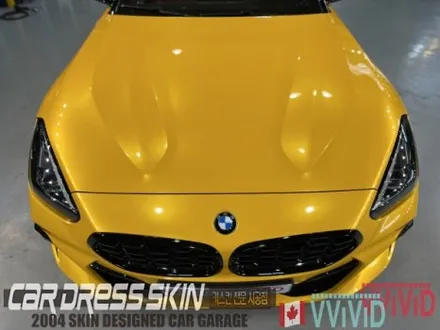 BMW Z4 \'캔디옐로우\' 골든옐로우 랩핑 택랩[TeckWrap] Z4랩핑 / 인천 서구 가좌동