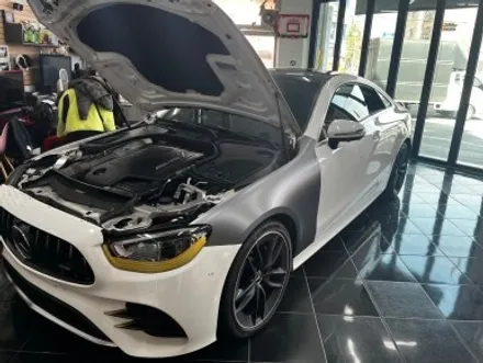 벤츠 AMG CLE 53 3M 사틴 다크 그레이 전체 랩핑 대전 카드레스스킨 / 대전 중구 산성동