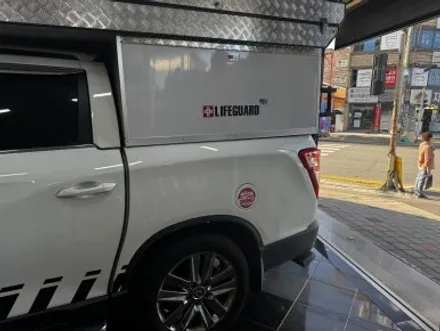 KGM 렉스턴 스포츠 이젠 캠핑카도 랩핑을 합니다! [전체 랩핑 시공기] 대전 카드레스스킨 / 대전 중구 산성동