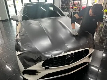 벤츠 AMG CLE 53 3M 사틴 다크 그레이 전체 랩핑 대전 카드레스스킨 / 대전 중구 산성동
