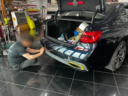 BMW 740d G12 택랩 슬레이트 그레이 (SLATE GREY) 고광택 필름 전체 랩핑 시공 대전 카드레스스킨 / 대전 중구 산성동