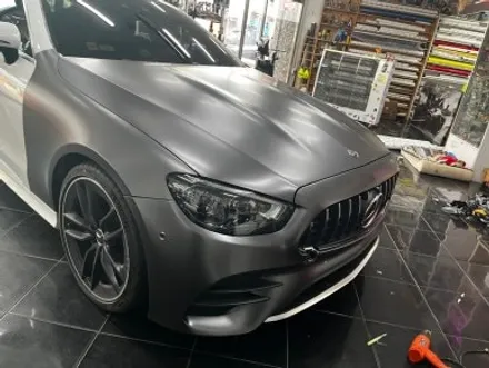 벤츠 AMG CLE 53 3M 사틴 다크 그레이 전체 랩핑 대전 카드레스스킨 / 대전 중구 산성동