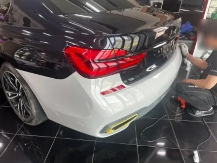 BMW 740d G12 택랩 슬레이트 그레이 (SLATE GREY) 고광택 필름 전체 랩핑 시공 대전 카드레스스킨 / 대전 중구 산성동