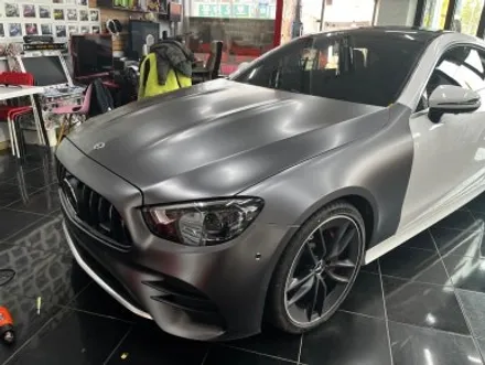 벤츠 AMG CLE 53 3M 사틴 다크 그레이 전체 랩핑 대전 카드레스스킨 / 대전 중구 산성동