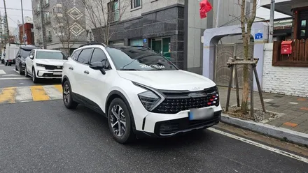 기아 준중형 SUV 스포티지 크롬죽이기 및 카본 부분 랩핑 / 대전 중구 산성동