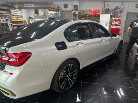 BMW 740d G12 택랩 슬레이트 그레이 (SLATE GREY) 고광택 필름 전체 랩핑 시공 대전 카드레스스킨 / 대전 중구 산성동