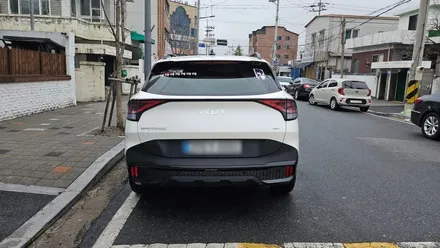 기아 준중형 SUV 스포티지 크롬죽이기 및 카본 부분 랩핑 / 대전 중구 산성동