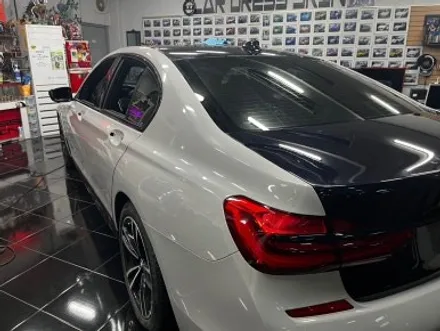 BMW 740d G12 택랩 슬레이트 그레이 (SLATE GREY) 고광택 필름 전체 랩핑 시공 대전 카드레스스킨 / 대전 중구 산성동