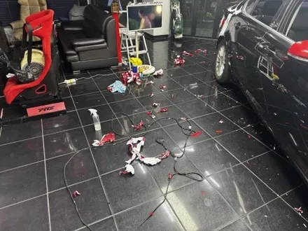 말도 안되게 다 갈라진 에이버리 필름 전체 제거 시공 (36시간) / 대전 중구