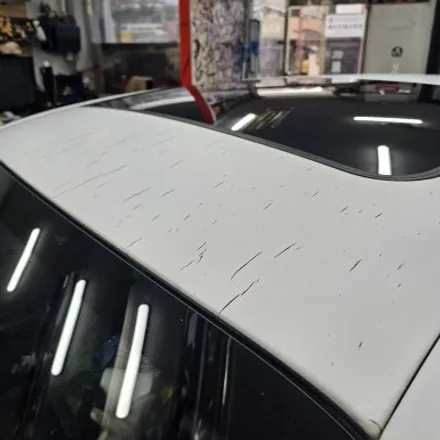BMW 118d 사틴 다크 그레이 전체 랩핑 시공 대전 카드레스스킨 / 대전 중구 산성동