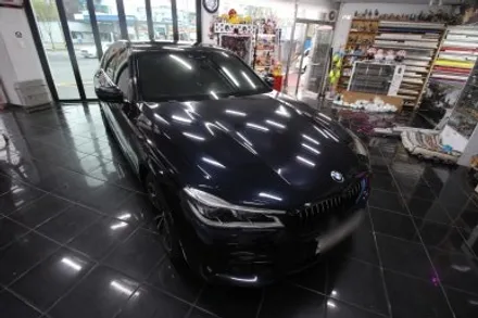 BMW 740d G12 택랩 슬레이트 그레이 (SLATE GREY) 고광택 필름 전체 랩핑 시공 대전 카드레스스킨 / 대전 중구 산성동
