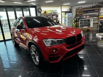 BMW F26 X4 강렬한 레드 랩핑으로 스포츠성이 짙어지다. [전체랩핑, 루프스킨, 포인트 랩핑] 대전 카드레스스킨 / 대전 중구 산성동