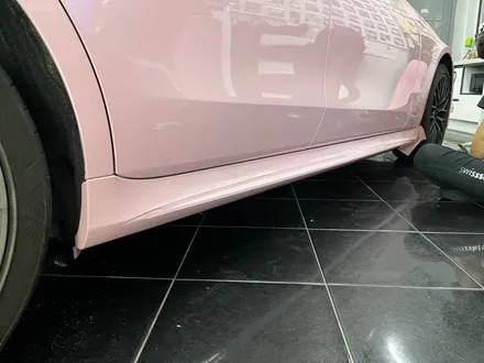 벤츠 S450d 택랩 고광택 밀레니얼 핑크(millennial pink) 전체 랩핑 대전 카드레스스킨 / 대전 중구 산성동