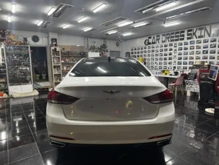 재네시스 G80 3M 화이트 골드 전체랩핑&크롬죽이기로 다시 태어나다. [대전 카드레스스킨] / 대전 중구 산성동