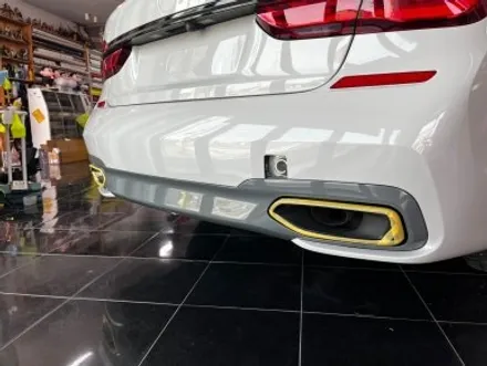 BMW 740d G12 택랩 슬레이트 그레이 (SLATE GREY) 고광택 필름 전체 랩핑 시공 대전 카드레스스킨 / 대전 중구 산성동