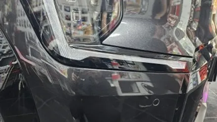 2024년 KIA EV9 AWD 생활보호필름 PPF 작업 및 로고 카본 랩핑 시공 / 대전 중구 산성동