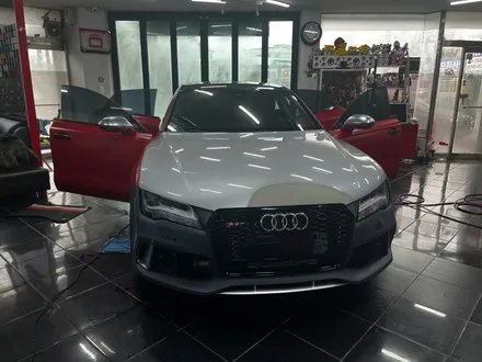 아우디 A7 사고수리 랩핑 대전 카드레스스킨 / 대전 중구 산성동