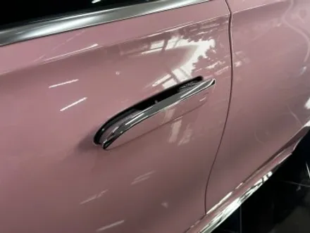 벤츠 S450d 택랩 고광택 밀레니얼 핑크(millennial pink) 전체 랩핑 대전 카드레스스킨 / 대전 중구 산성동