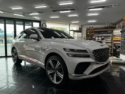 재네시스 gv80 쿠페 3m 고광택 시멘트 색상 전체 랩핑 대전 카드레스스킨 / 대전 중구 산성동