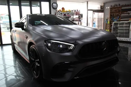 벤츠 AMG CLE 53 3M 사틴 다크 그레이 전체 랩핑 대전 카드레스스킨 / 대전 중구 산성동