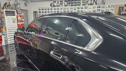 2024년형 BMW 740Li 크롬 죽이기 랩핑 작업 대전 카드레스스킨 / 대전 중구 산성동