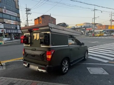 KGM 렉스턴 스포츠 이젠 캠핑카도 랩핑을 합니다! [전체 랩핑 시공기] 대전 카드레스스킨 / 대전 중구 산성동