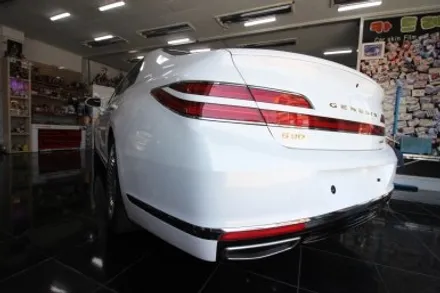 재네시스 g90 사고 수리 전체 랩핑 3m 화이트 골드 대전 카드레스스킨 / 대전 중구 산성동