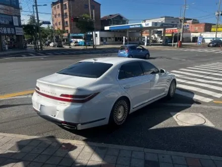 재네시스 g90 사고 수리 전체 랩핑 3m 화이트 골드 대전 카드레스스킨 / 대전 중구 산성동