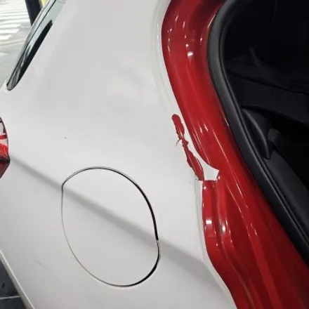 BMW 118d 사틴 다크 그레이 전체 랩핑 시공 대전 카드레스스킨 / 대전 중구 산성동