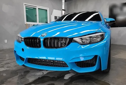 일산 PPF 전문 BMW M4 나노커버 PPF 생활보호 및 프런트 패키지 / 고양 덕양구 삼송동