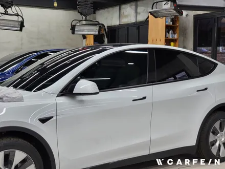 테슬라 모델Y 화이트 시트에 썬팅을 하면 / 대구시 수성구