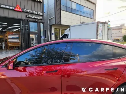 부산강서점 [하이랜드+모델X] 차량썬팅 3M크리스탈 썬팅 시공기 / 대구시 수성구