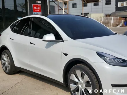 테슬라 모델Y 화이트 시트에 썬팅을 하면 / 대구시 수성구