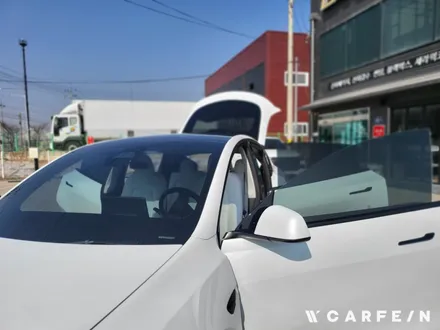 테슬라 모델Y 화이트 시트에 썬팅을 하면 / 대구시 수성구
