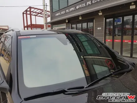 뷰티풀코란도 썬팅추천, 엠블럼교체(신차패키지 전문 카페인W) / 대구시 수성구