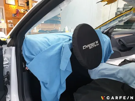 부산썬팅 블랙박스 오토프렁크까지 원킬,  테슬라모델3 후기! / 대구시 수성구