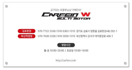 김포 신차패키지는 카페인이 잘합니다 (팰리세이드) / 대구시 수성구