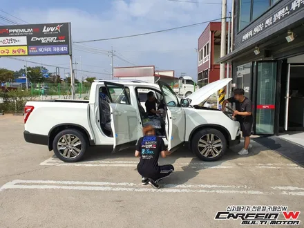 렉스턴스포츠 칸 튜닝 20가지를 한방에 다하고 가신 고객님..! / 대구시 수성구