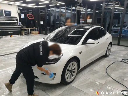 부산썬팅 블랙박스 오토프렁크까지 원킬,  테슬라모델3 후기! / 대구시 수성구