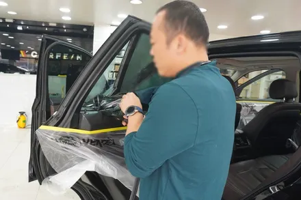 대구틴팅 BMW X5 루마 버텍스650 재시공 / 대구시 수성구