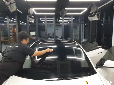 부산썬팅 블랙박스 오토프렁크까지 원킬,  테슬라모델3 후기! / 대구시 수성구
