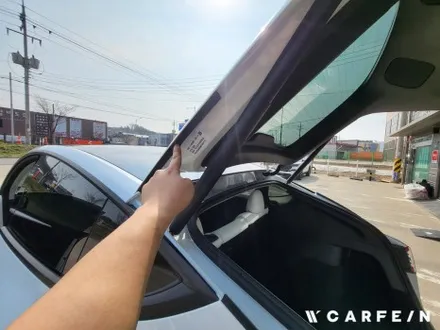 테슬라 모델Y 화이트 시트에 썬팅을 하면 / 대구시 수성구