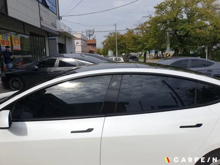 부산썬팅 블랙박스 오토프렁크까지 원킬,  테슬라모델3 후기! / 대구시 수성구